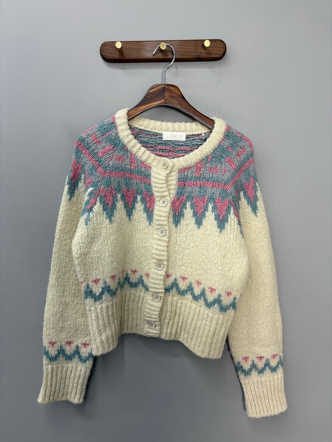 리엘 노르딕 니트 가디건 A3097 상품이미지2