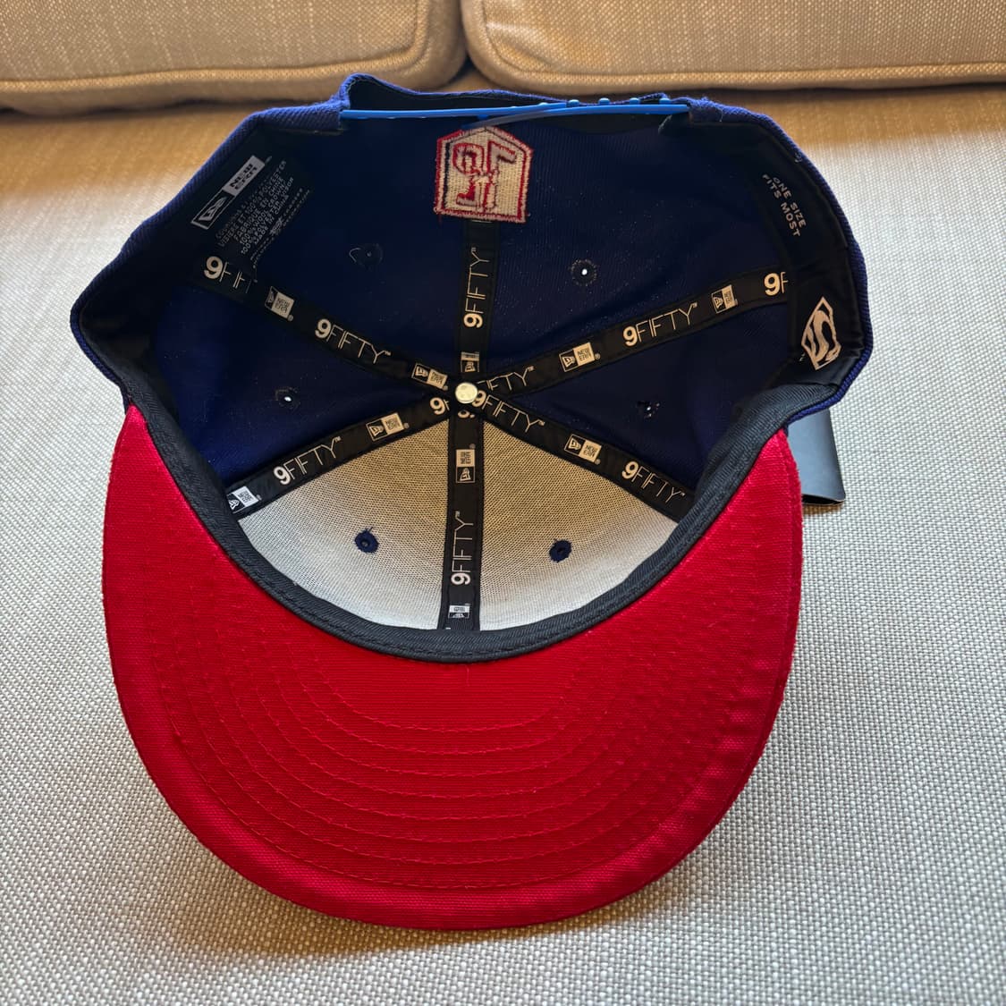 (새상품) 뉴에라 저스티스리그 슈퍼맨 스냅백 로얄 블루/레드 상품이미지8