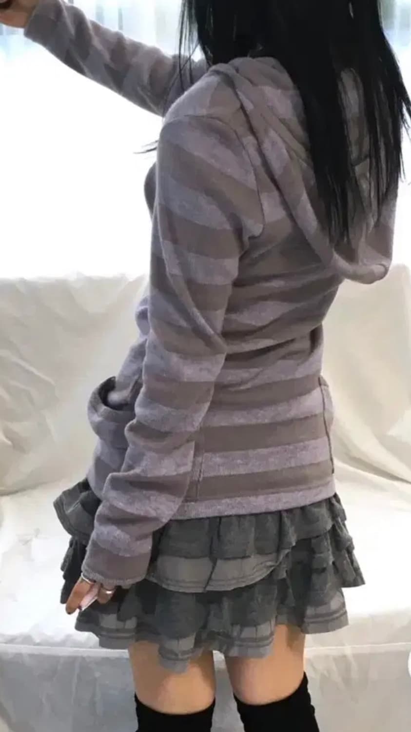 색상교환/구매) 나의나인 rib hood nt (nnn) easeas 상품이미지2