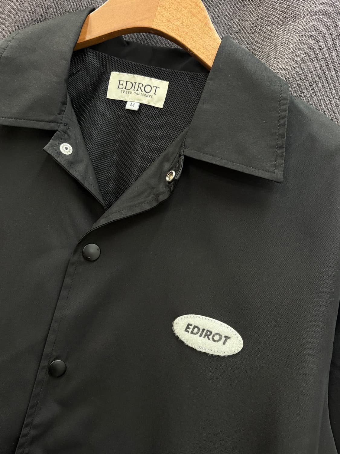 EDIROT 에디롯 블랙 코치 자켓 M 상품이미지2