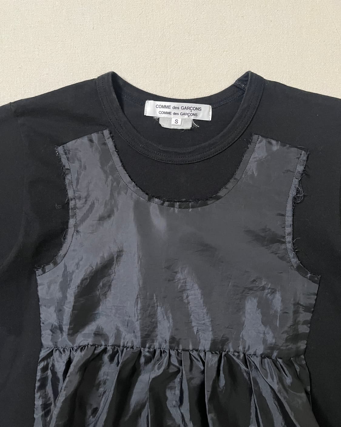 꼼데가르송 큐프라 패치 레이어드 티셔츠 comme des garcons 상품이미지5