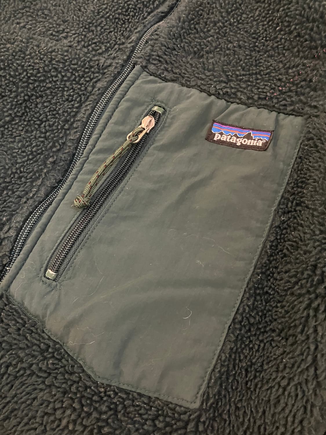 90s 파타고니아 레트로 X 파일 플리스 자켓 딥그린 상품이미지2