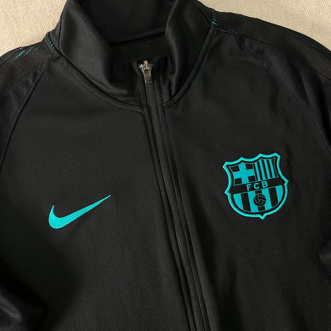 95 나이키 바르셀로나 블랙 민트 트랙탑 져지 상품이미지2