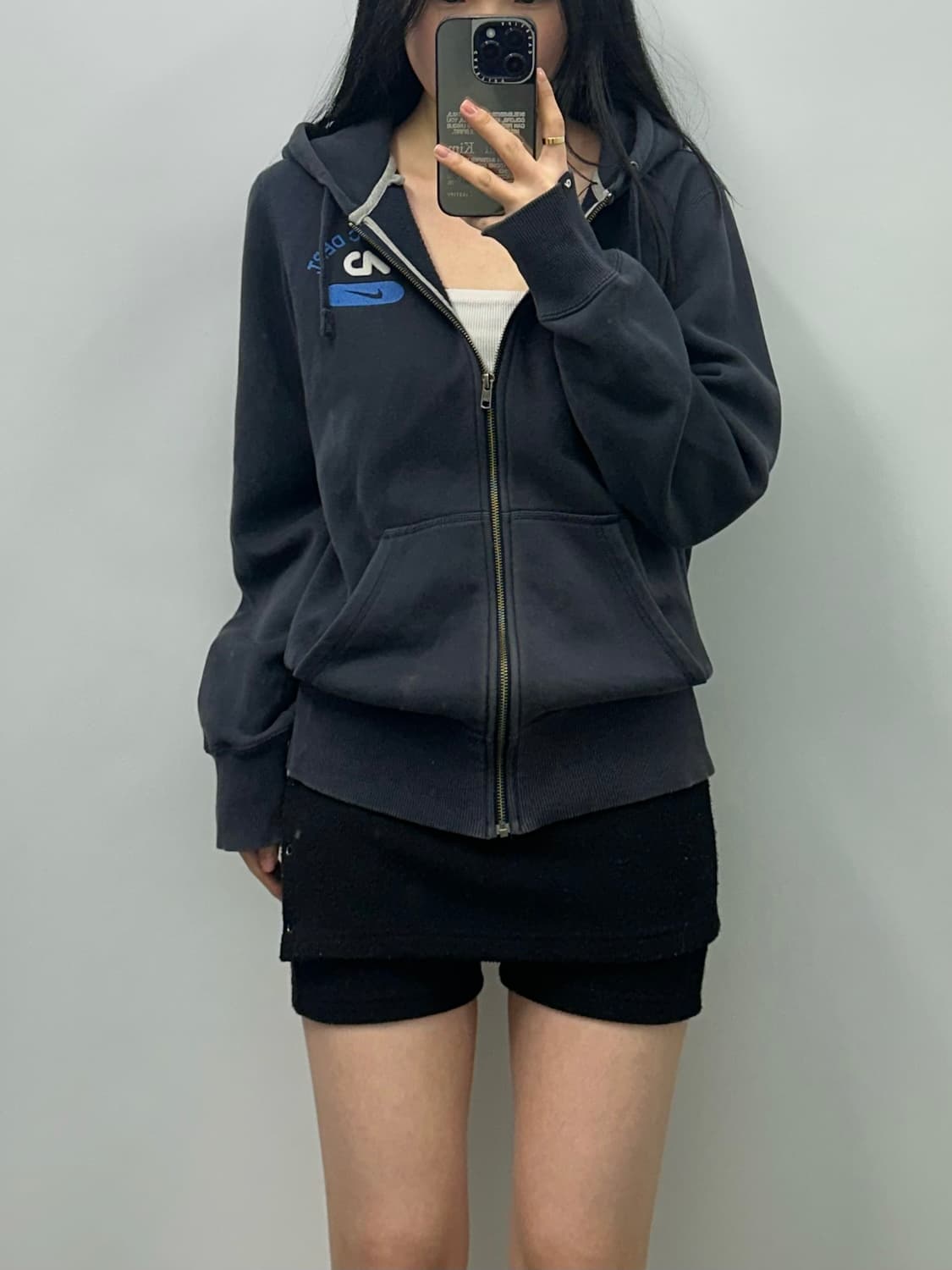 나이키 00s 네이비 후드집업 상품이미지1