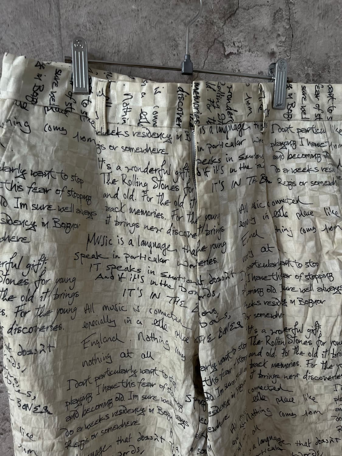 꼼데가르송 옴므 플러스 “Music Is a Language” 바지 상품이미지5