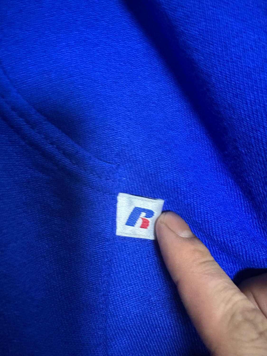 [XL] 러셀 스웻 후드 블루 상품이미지2