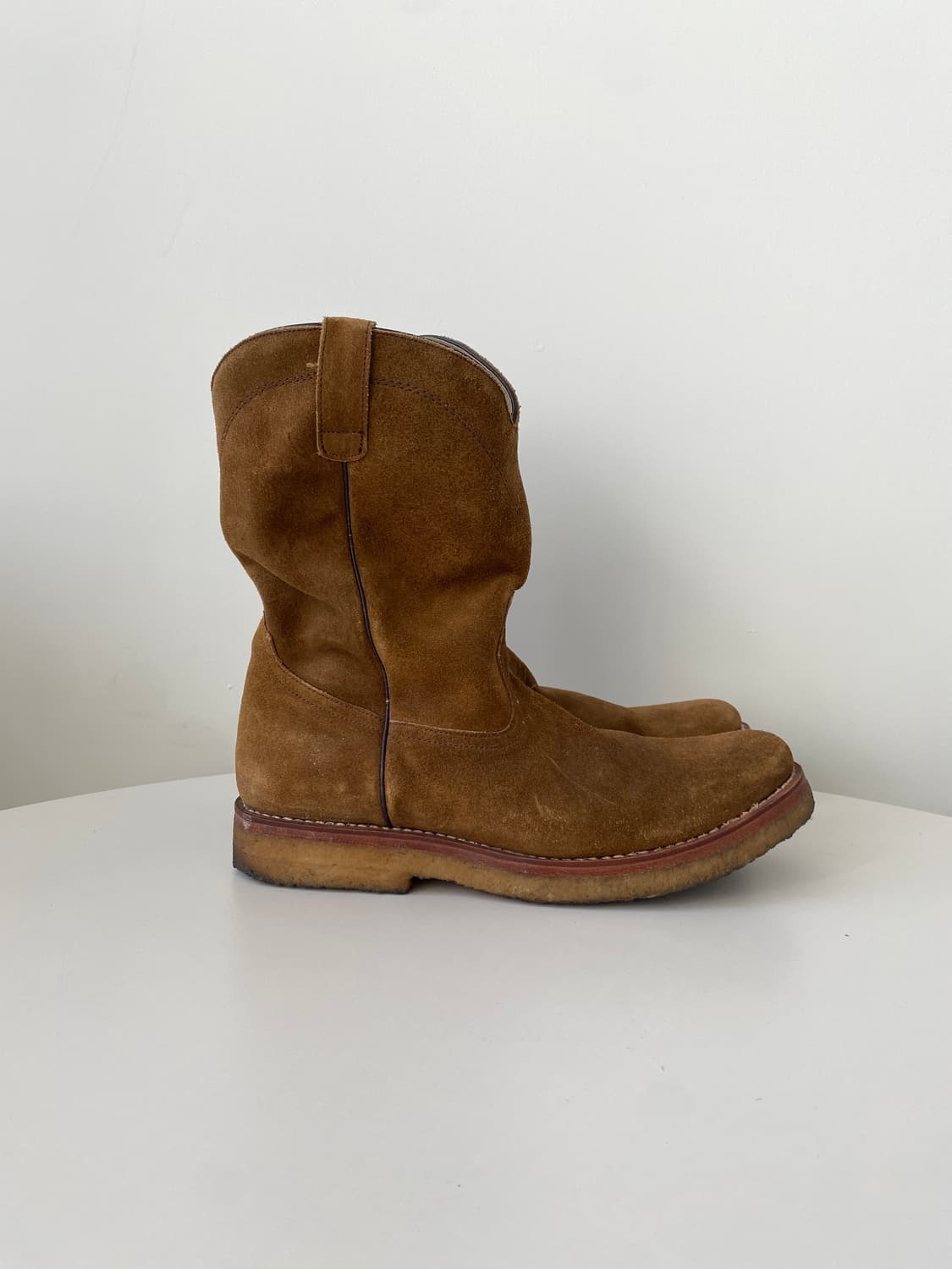 Santo Domingo 스웨이드 풀 온 부츠 상품이미지5