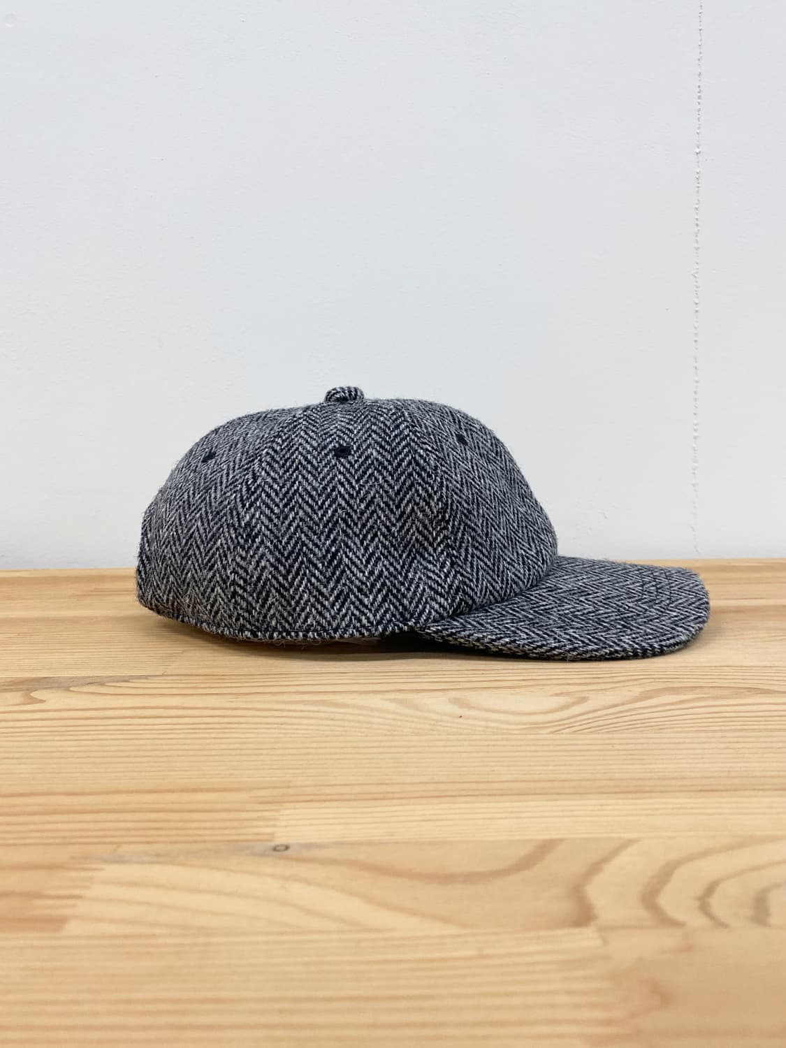 헤리스 트위드 울 볼 캡 상품이미지5