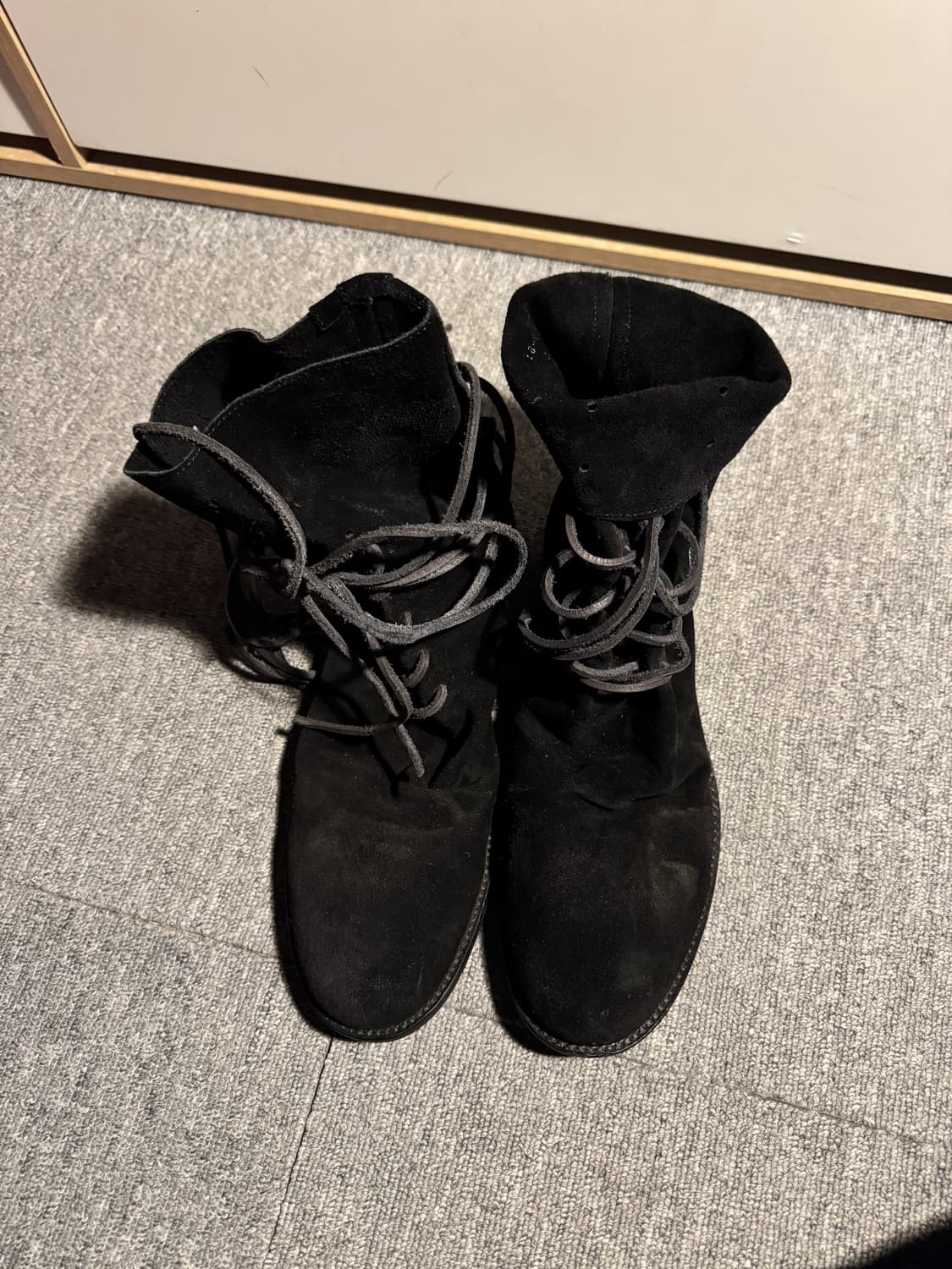 (275)스웨이드 드레이프 부츠 상품이미지2