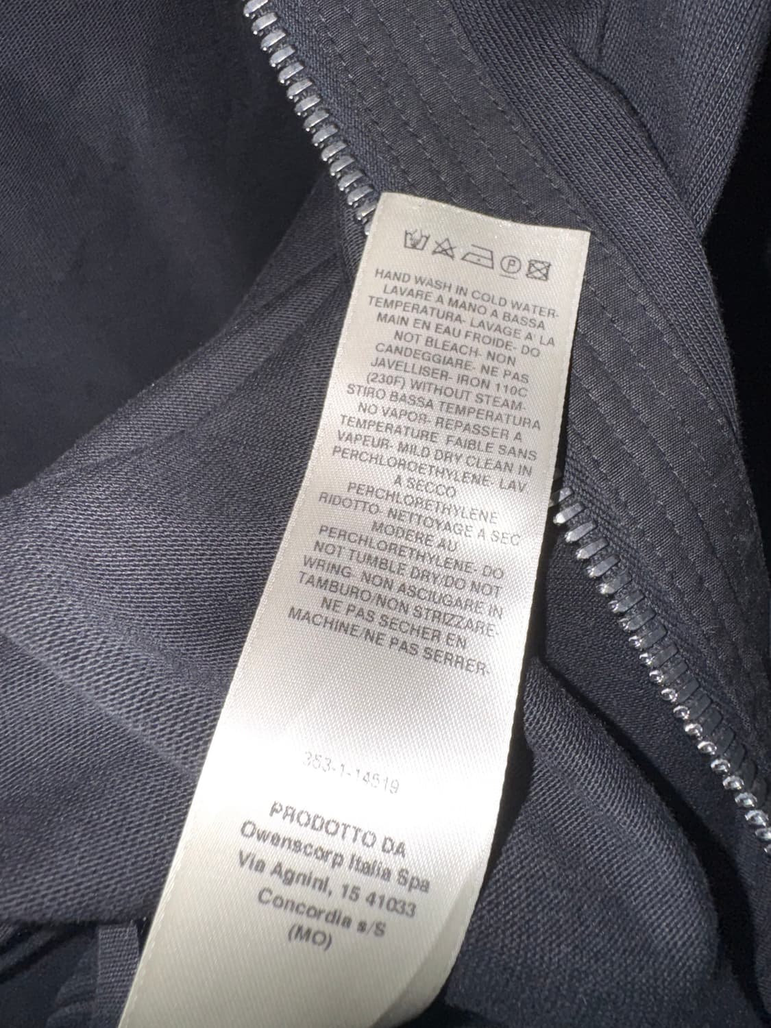 릭오웬스 SS20 후드 집업 스웻셔츠 XL 상품이미지5