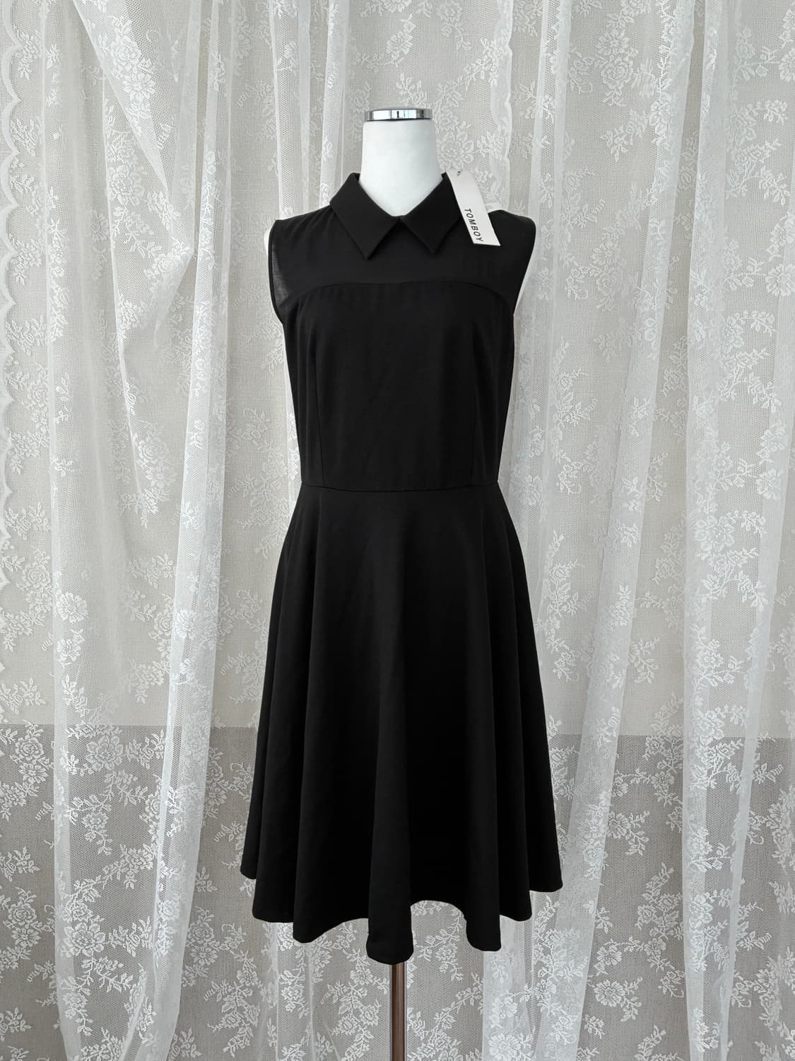 85) 새상품 스튜디오 톰보이 민소매 원피스 블랙 상품이미지1