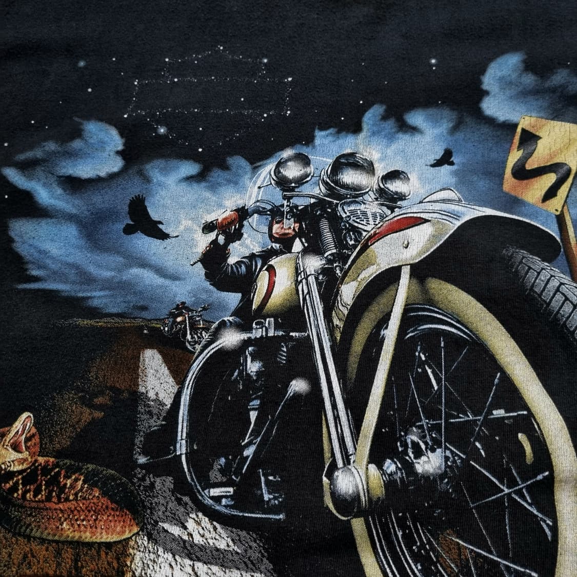 90s USA 할리 데이비슨 Motorcycle T XL sz 상품이미지2