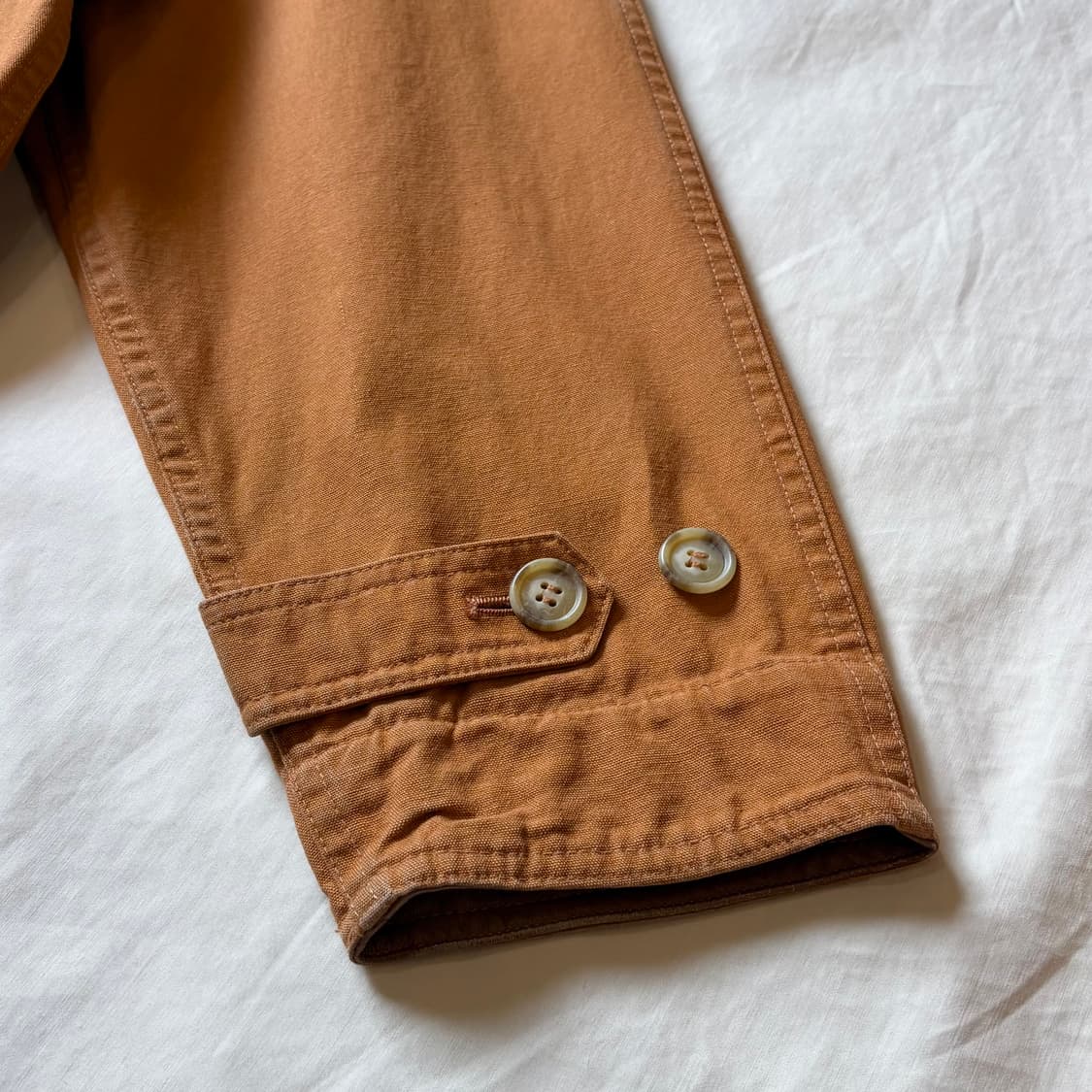 [M/97] 90s cK 캘빈클라인 레더 칼라 필드 자켓 상품이미지6