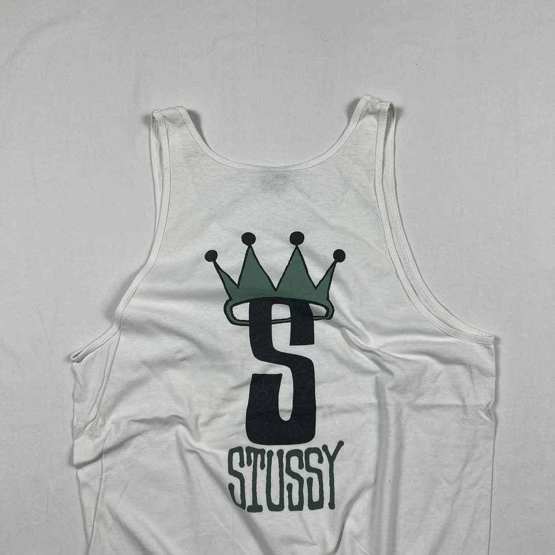 90’s 스투시 stussy 크라운 s 로고 탱크탑 나시티 look 상품이미지6
