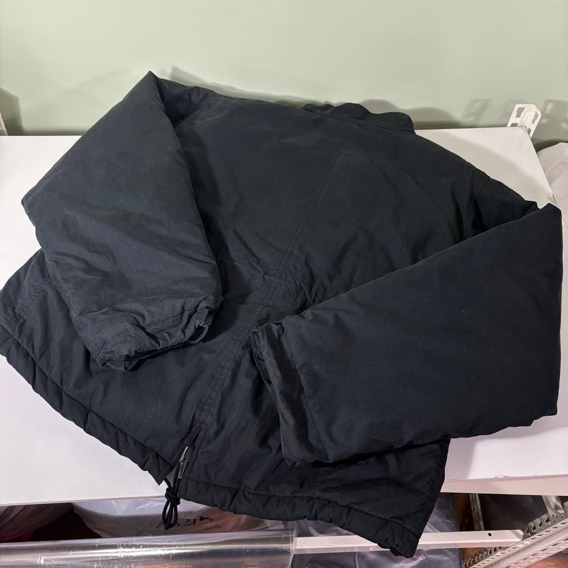 S 95 라퍼지스토어 블랙 M65 숏 야상점퍼 상품이미지3