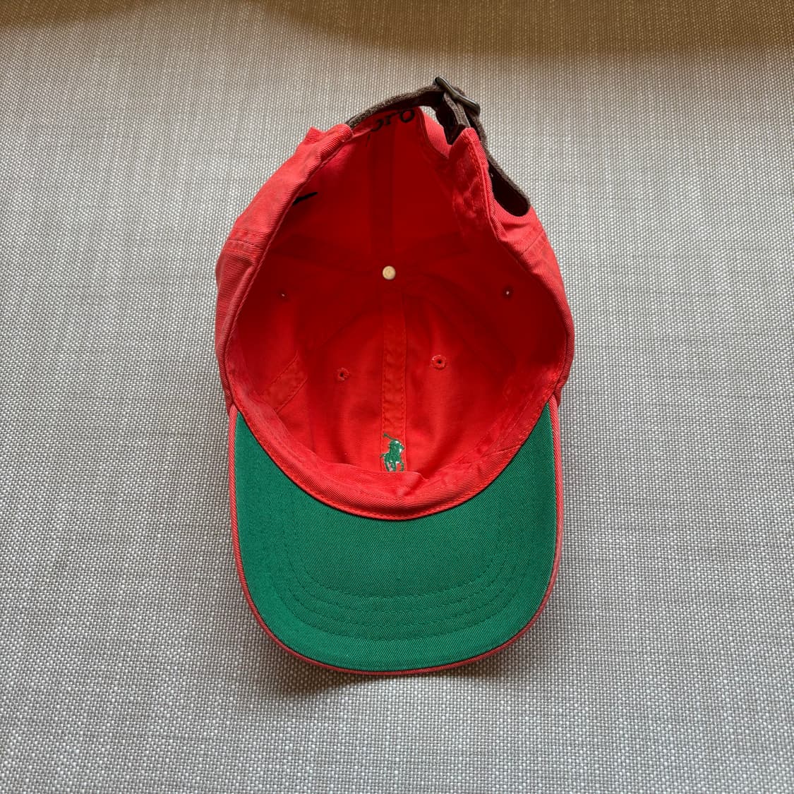 폴로 랄프로렌 볼캡 오렌지 모자 상품이미지8