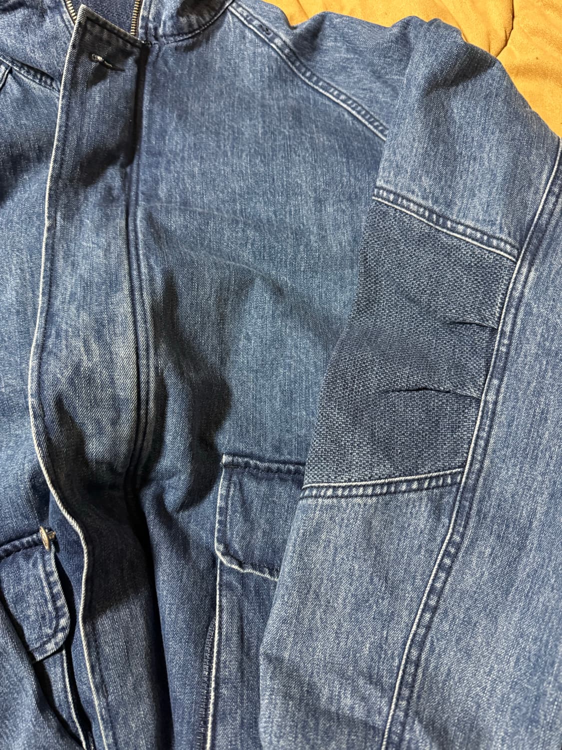 [3] 999휴머니티 오버사이즈드 데님 피쉬테일 피시테일 팝니다  상품이미지4