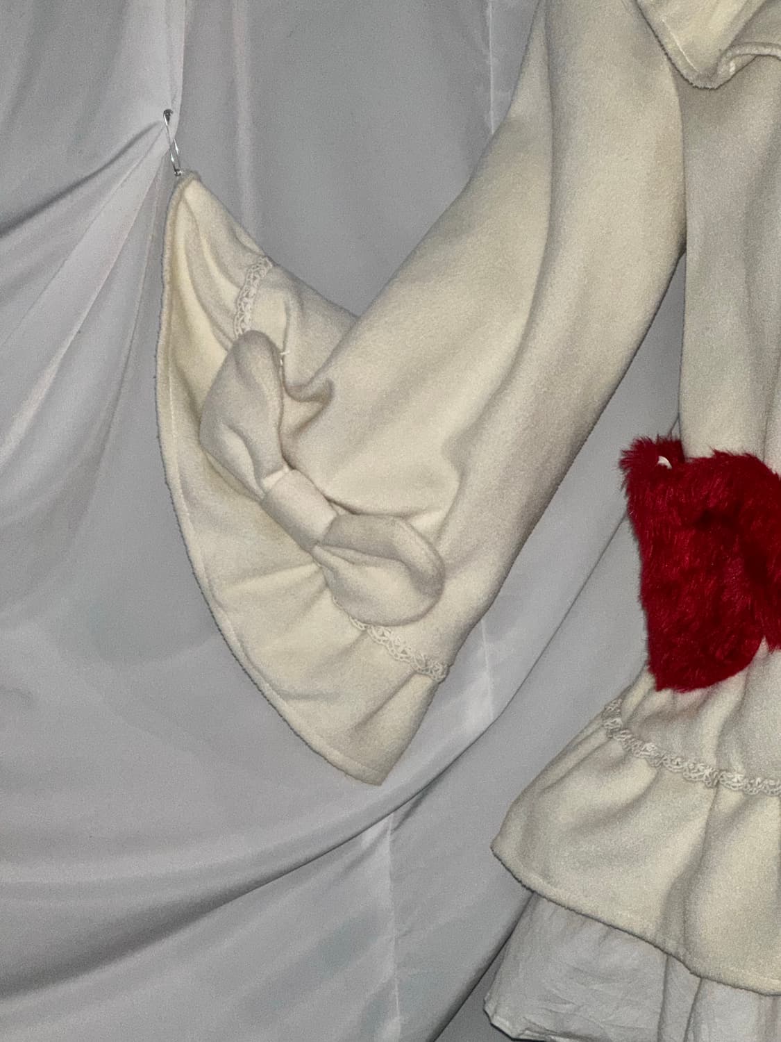 디어마이러브 디마럽 산리오 콜라보 마이멜로디 화이트 러블리 히메 코트 상품이미지3