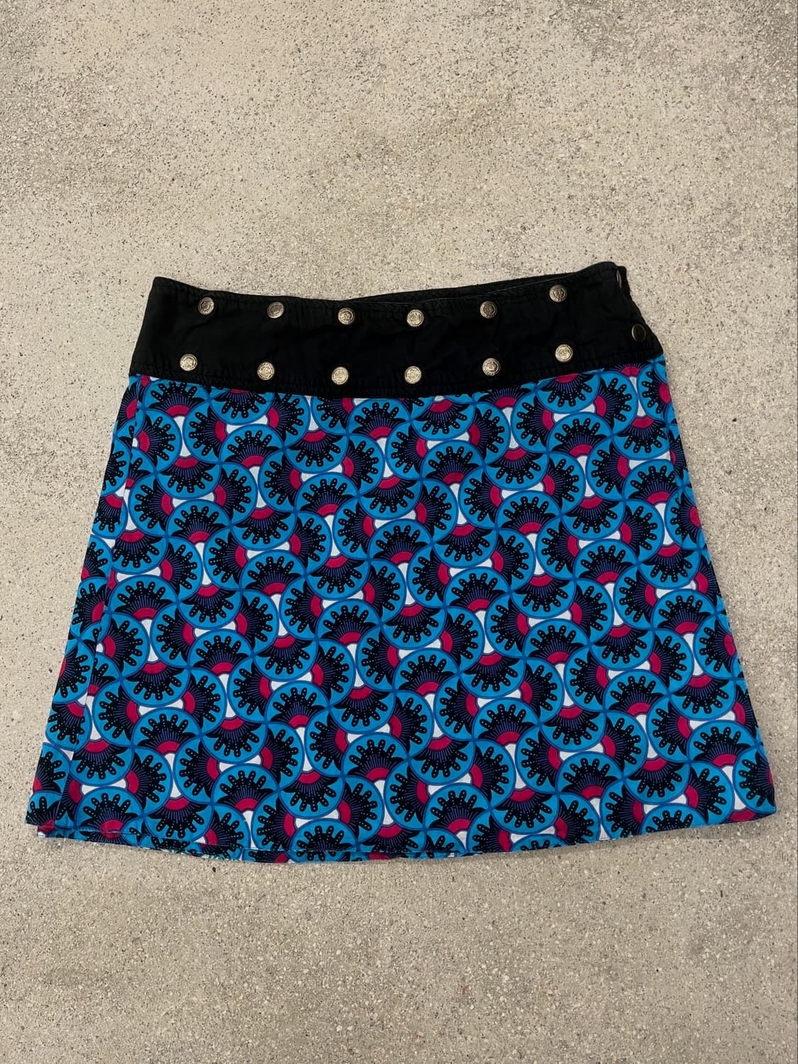 리버시블 패턴 버튼 스커트  상품이미지1