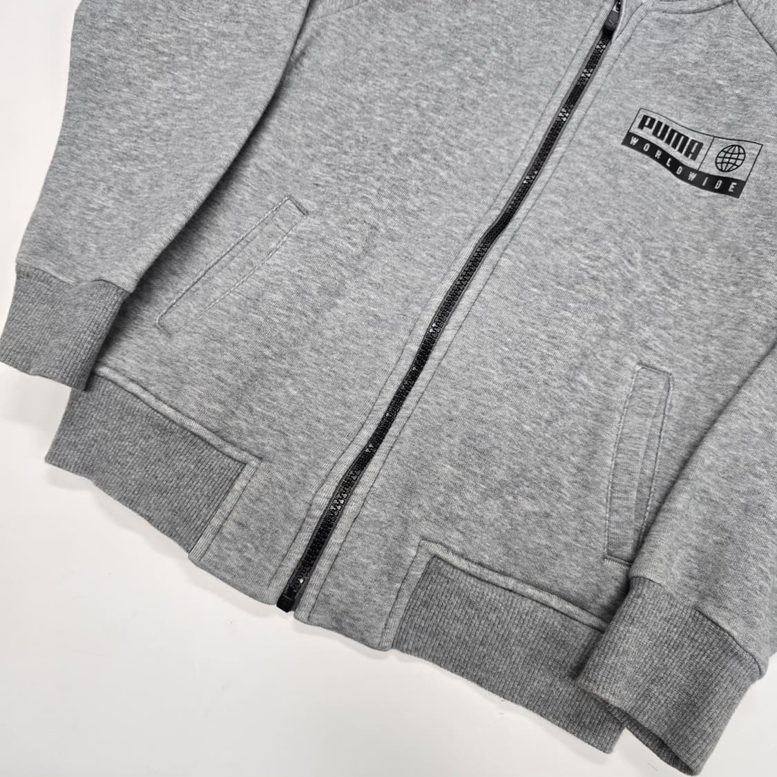 130 퓨마 키즈 기모 집업 상품이미지3