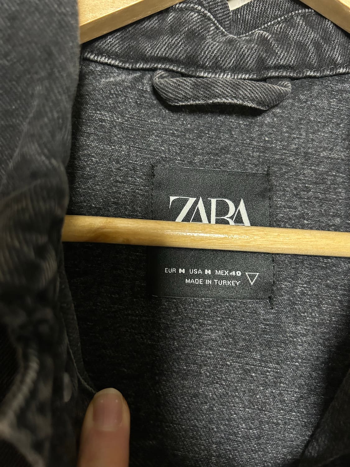 (m) 자라 흑청자켓 상품이미지3