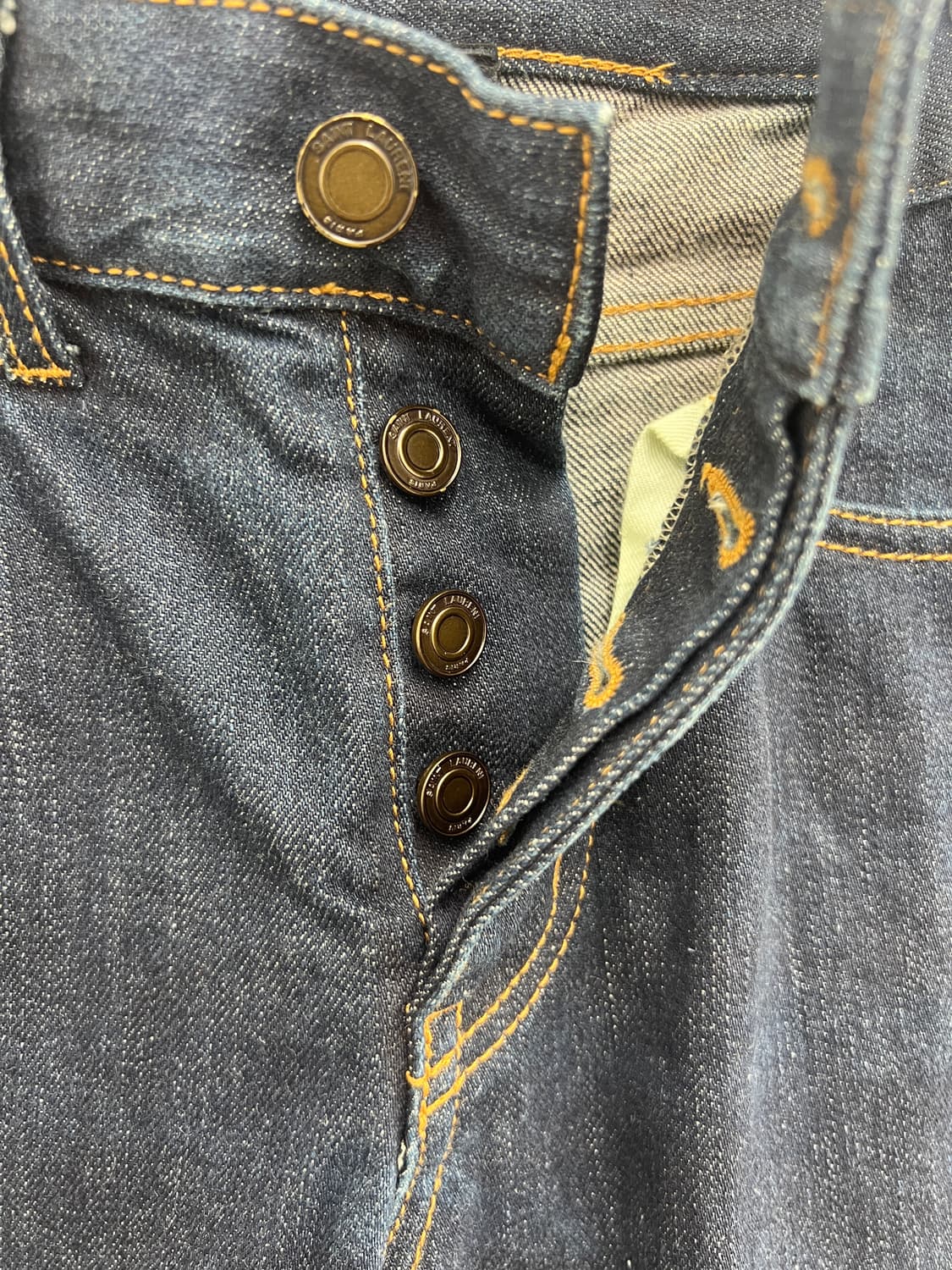 Saint Laurent Paris 21ss 셀비지 인디고 데님 상품이미지4