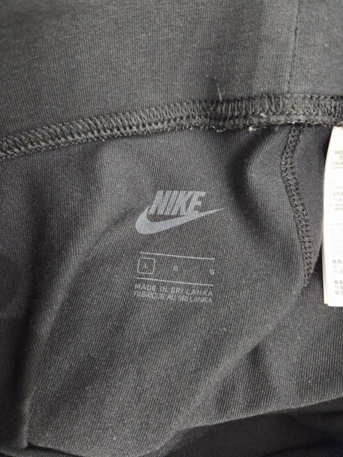 나이키 여성 에센셜 빅로고 레깅스 블랙 상품이미지6