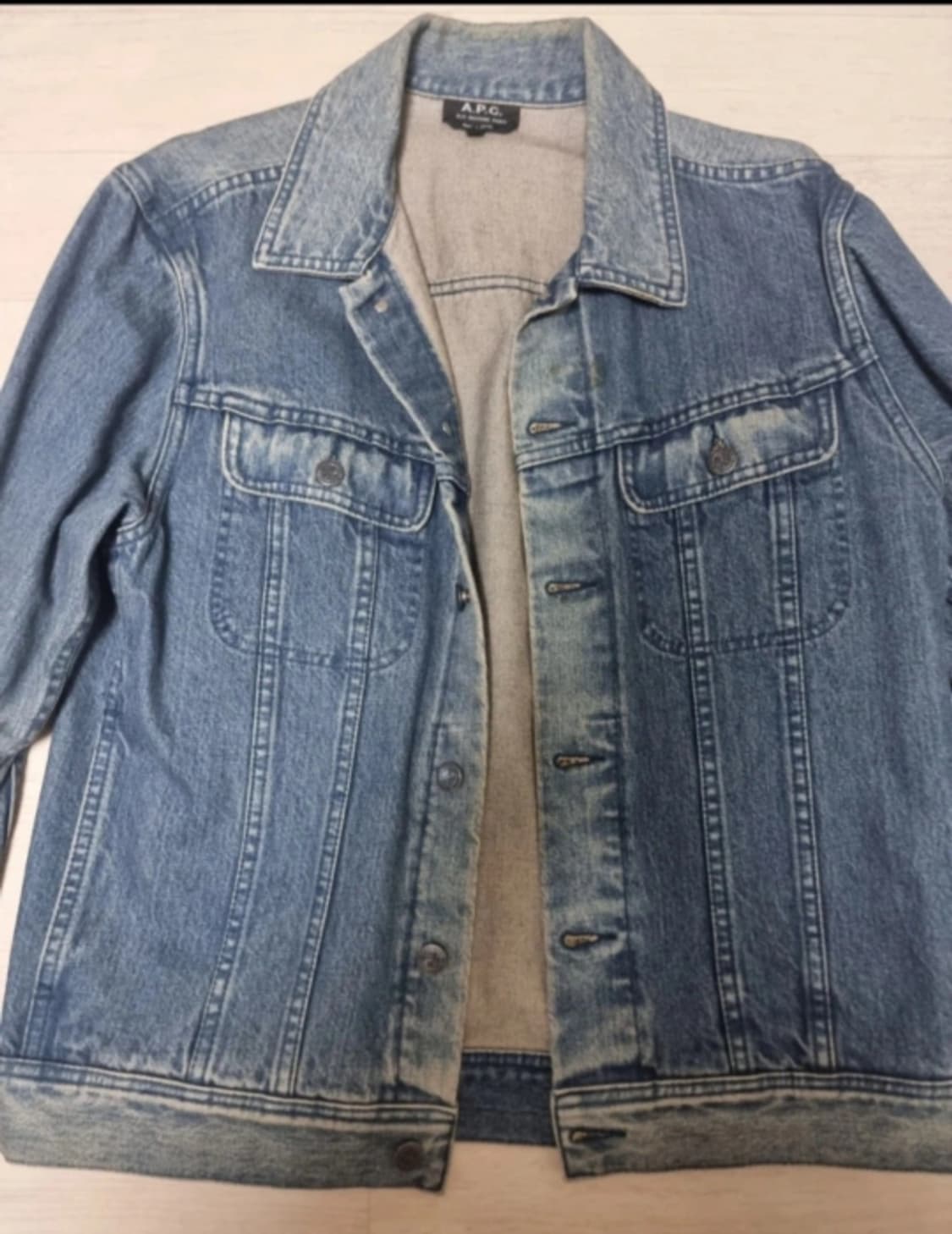 아페쎄 A.P.C 지드래곤 청자켓L 팔아요 상품이미지1