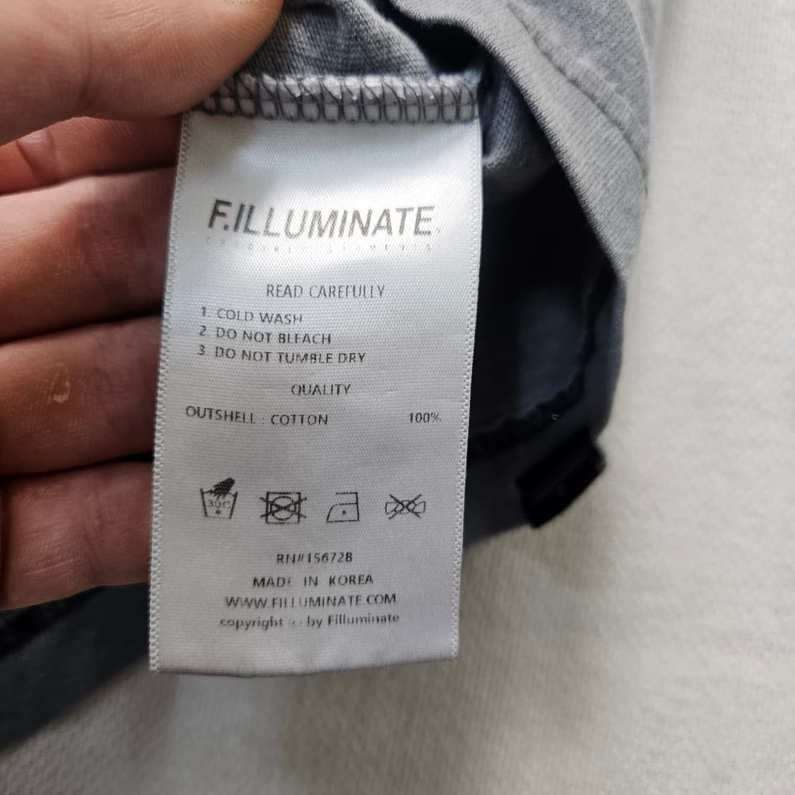 L 필루미네이트 그레이 반팔티 0312Y 상품이미지4
