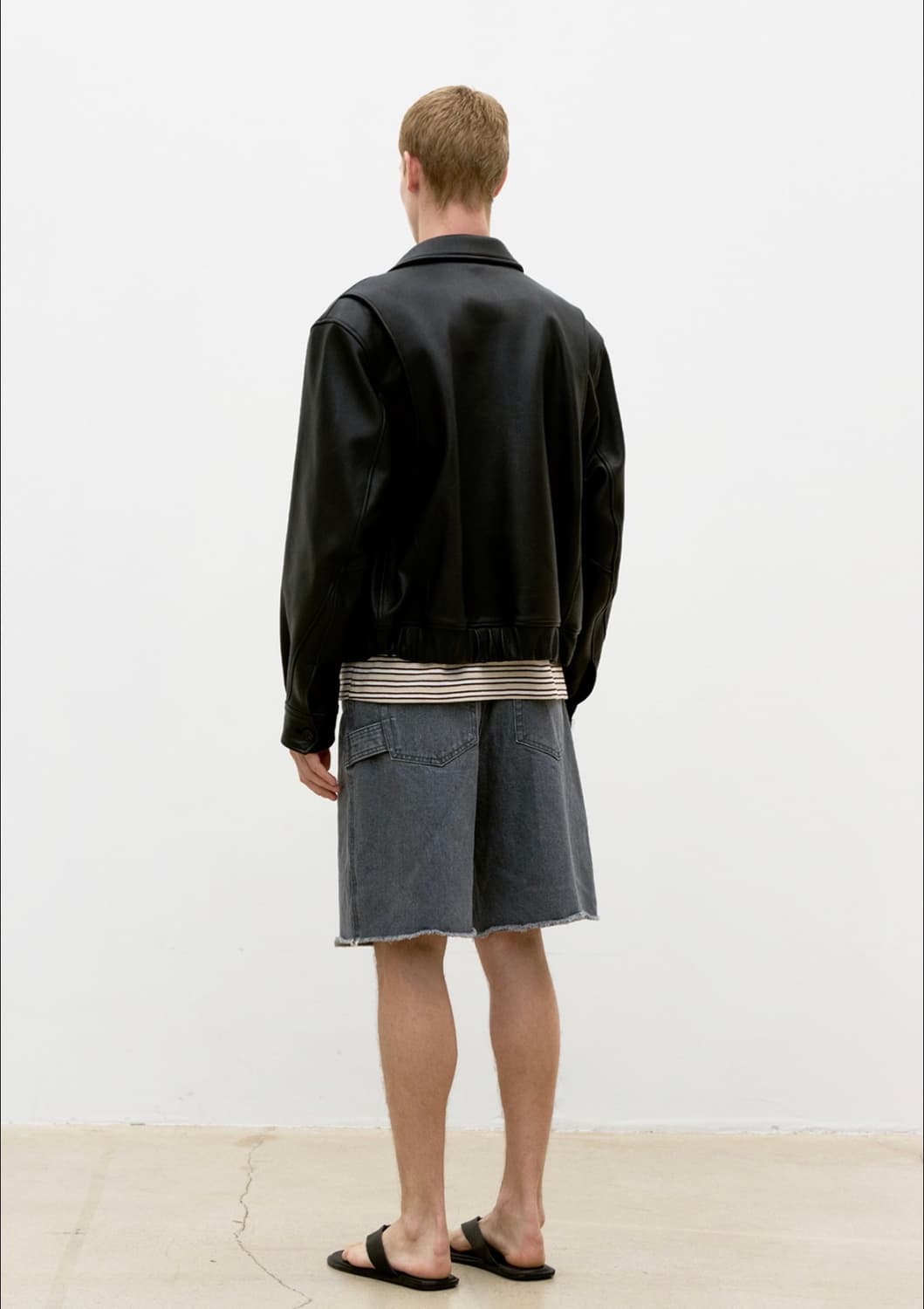 쿠어 고트레더 블루종 M (새상품) 상품이미지3