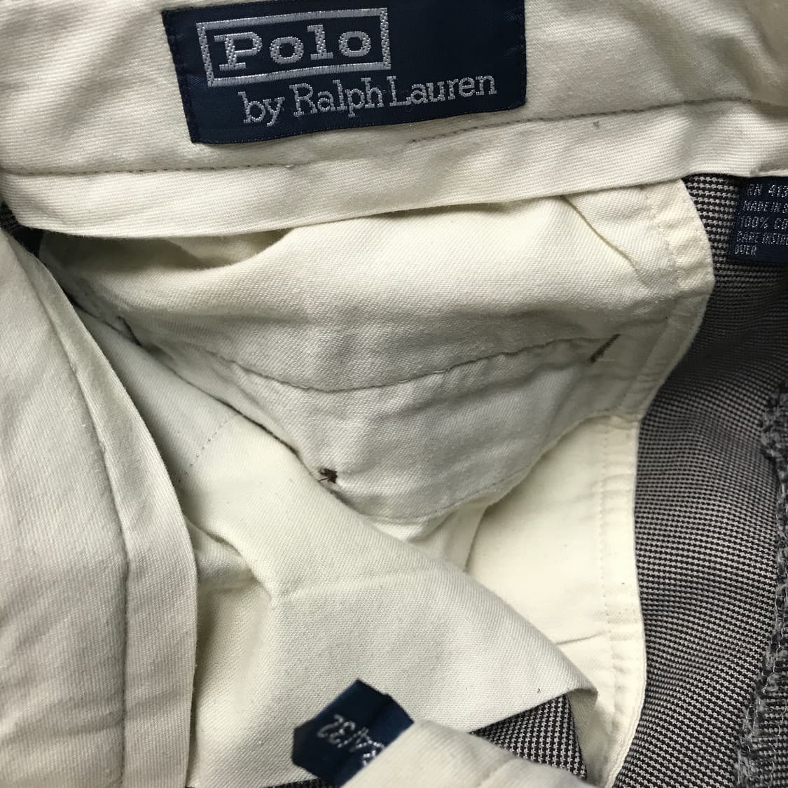 폴로 랄프로렌 잔체크 슬랙스 34/32 상품이미지7