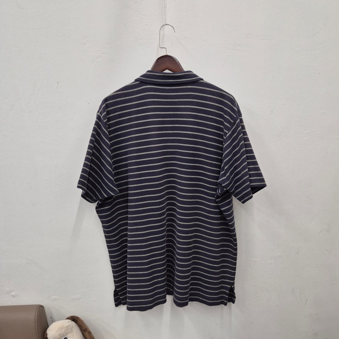 폴로 랄프로렌 스트라이프 반팔 피케 카라 2XL 상품이미지3