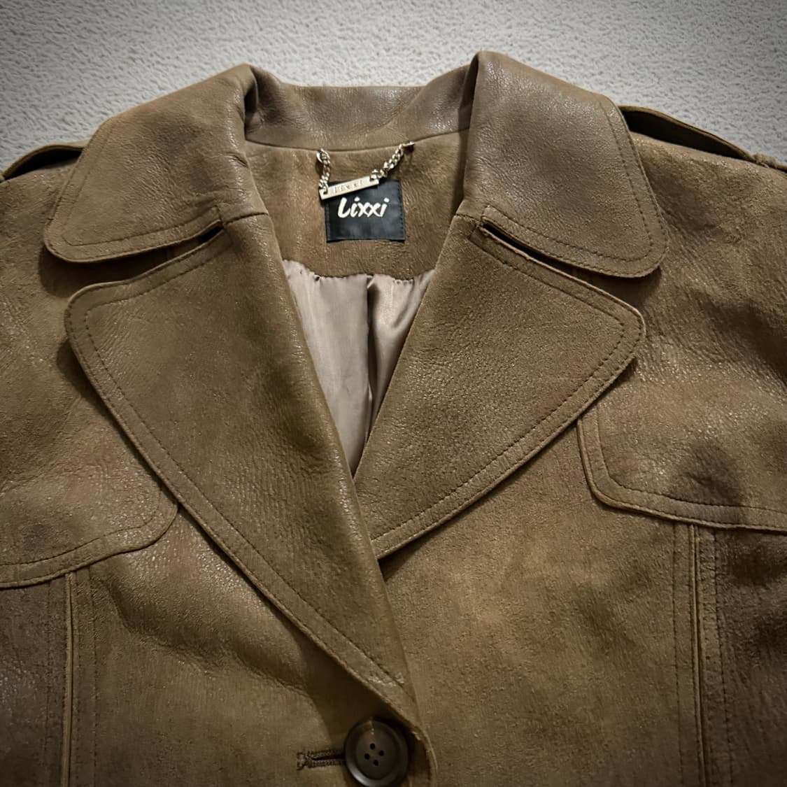 Vintage suede coat 상품이미지2