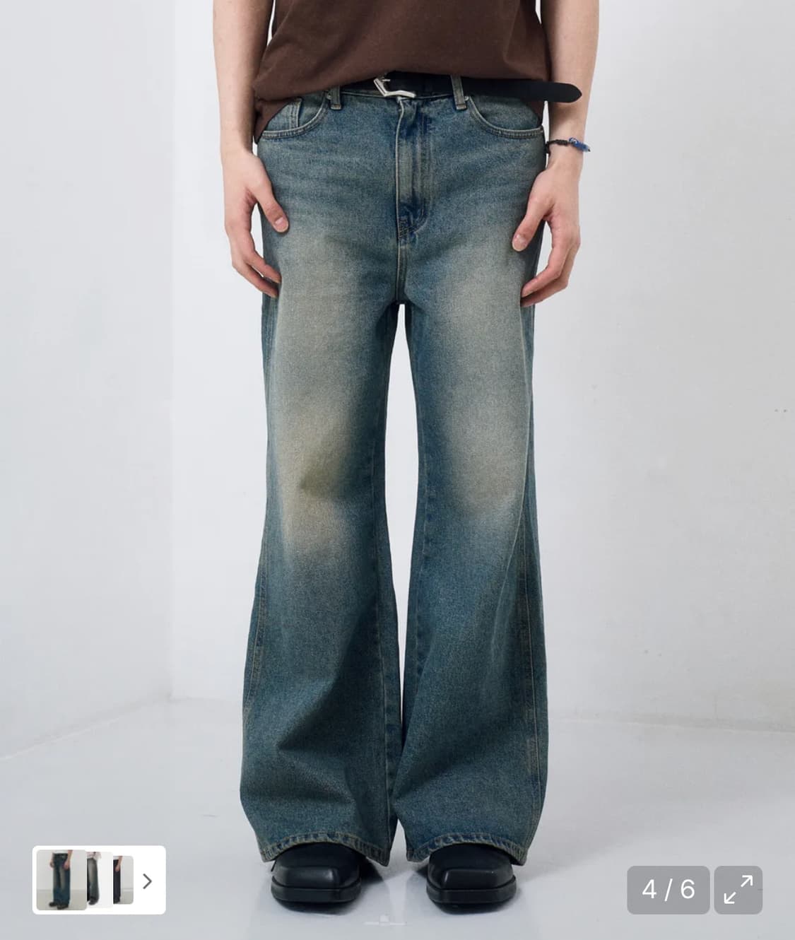 이우가마카라스 Needlework Denim Pants 상품이미지1