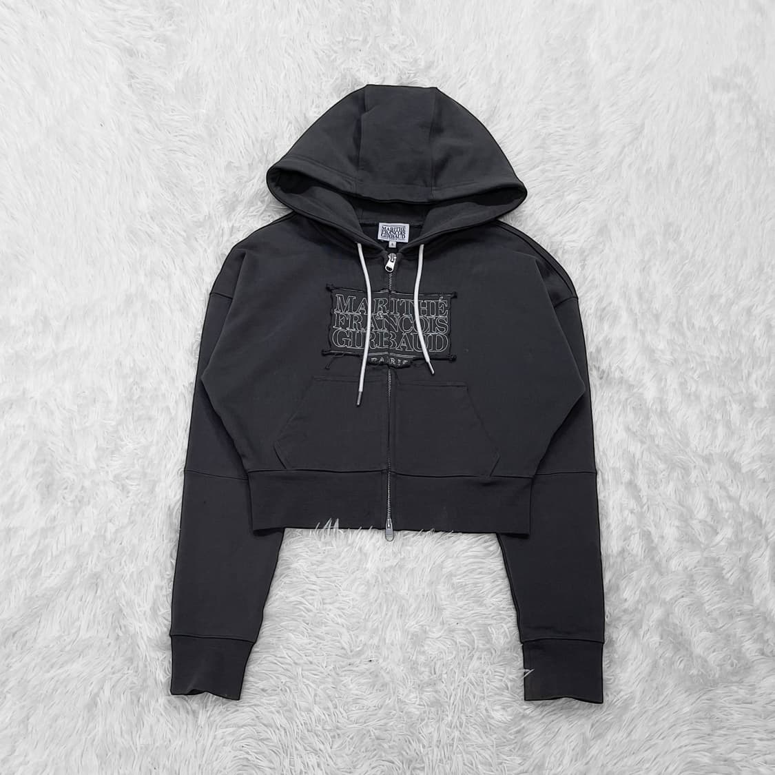 마리떼프랑소와저버 클래식 로고 크롭 후드집업 상품이미지2