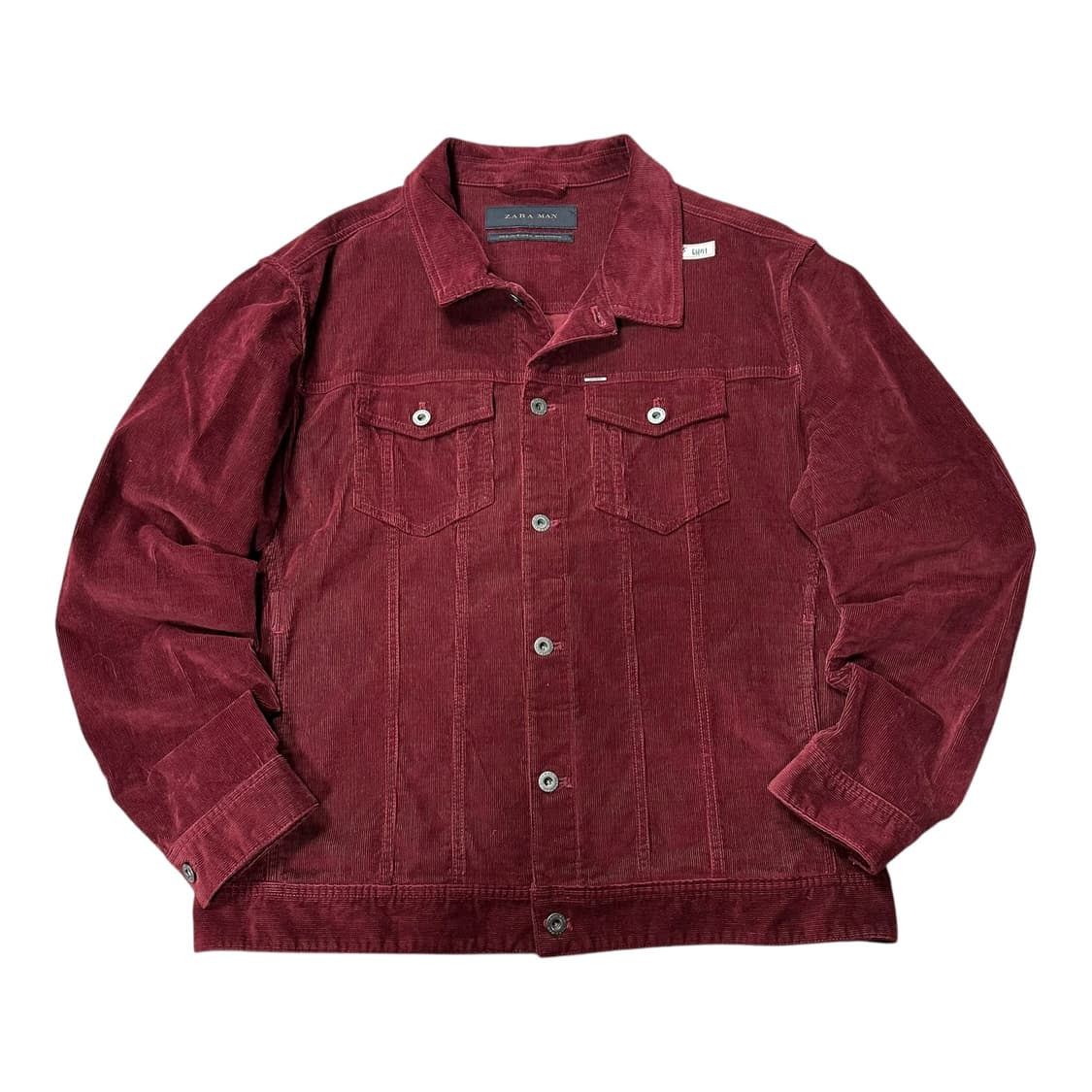 ✨ (바배) 자라 맨 코듀로이 버건디 자켓 상품이미지1
