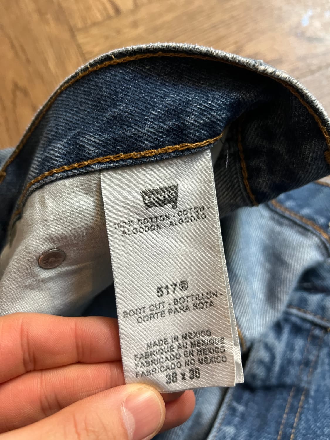 [38]리바이스 517 블랭크탭 플레어핏 데님 팬츠 L164 상품이미지7