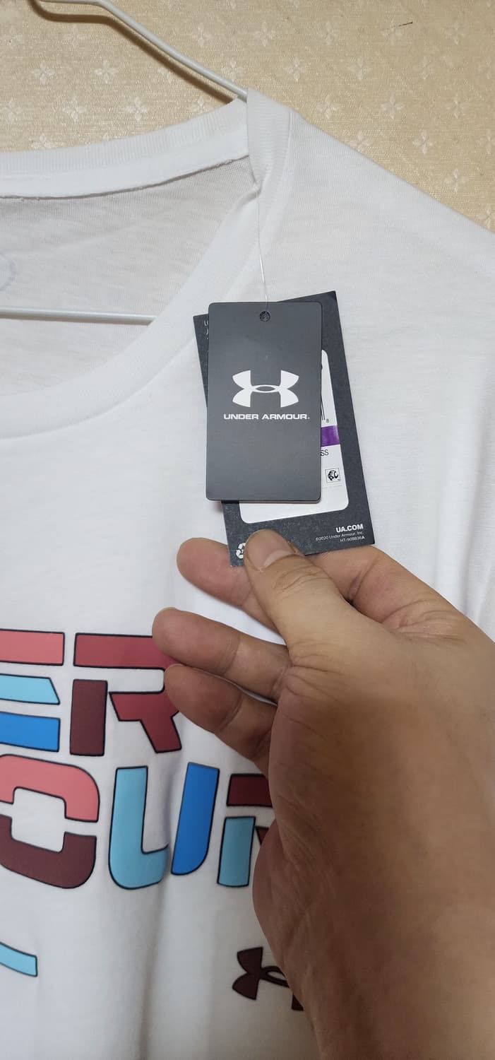 언더아머 남성 ua 컬러블록 스판면 반팔티 새상품2xl 가격인하 상품이미지6
