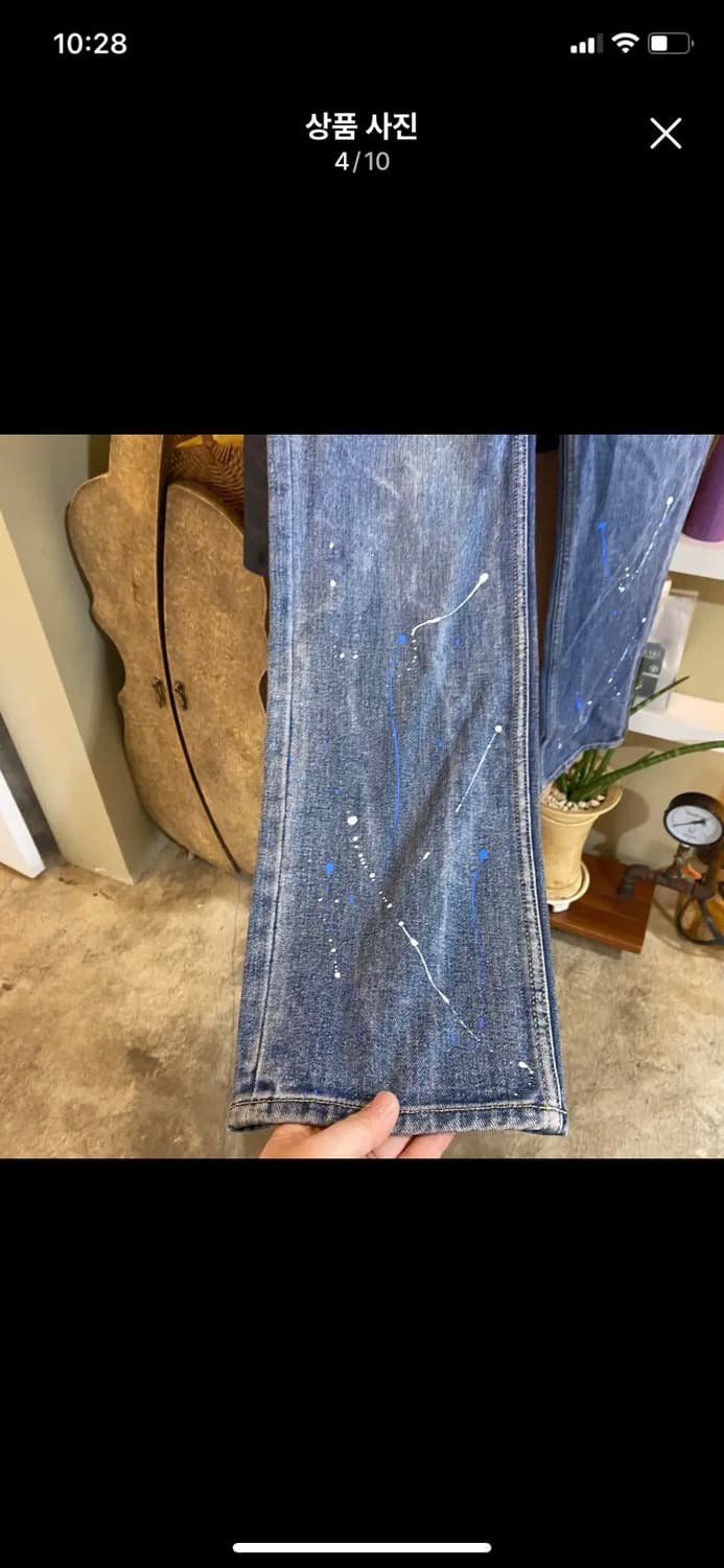 86LOAD 86로드 페인팅 데님팬츠 상품이미지4