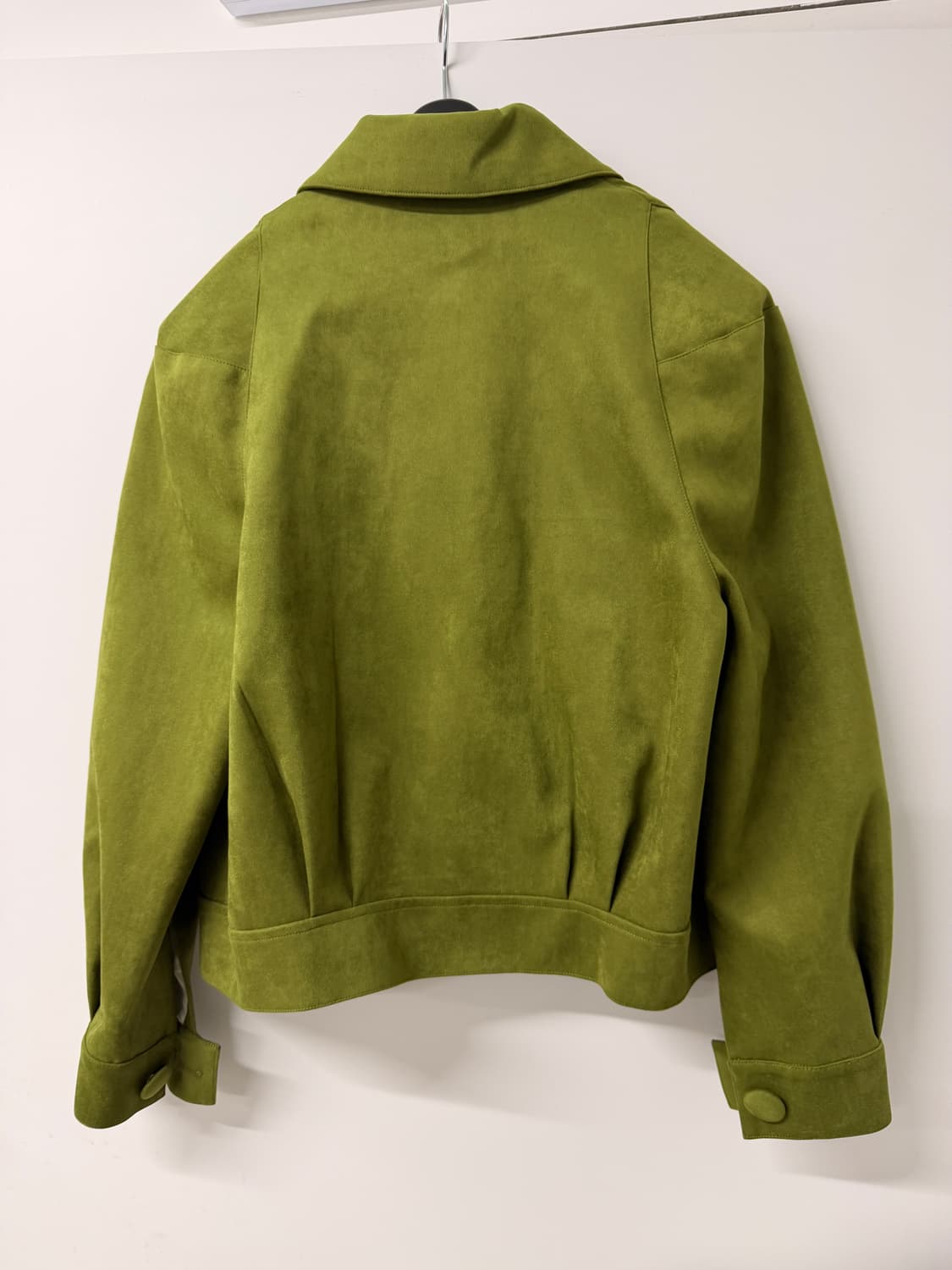 Spoii 스웨이드 그린 숏 자켓(새상품) 상품이미지4