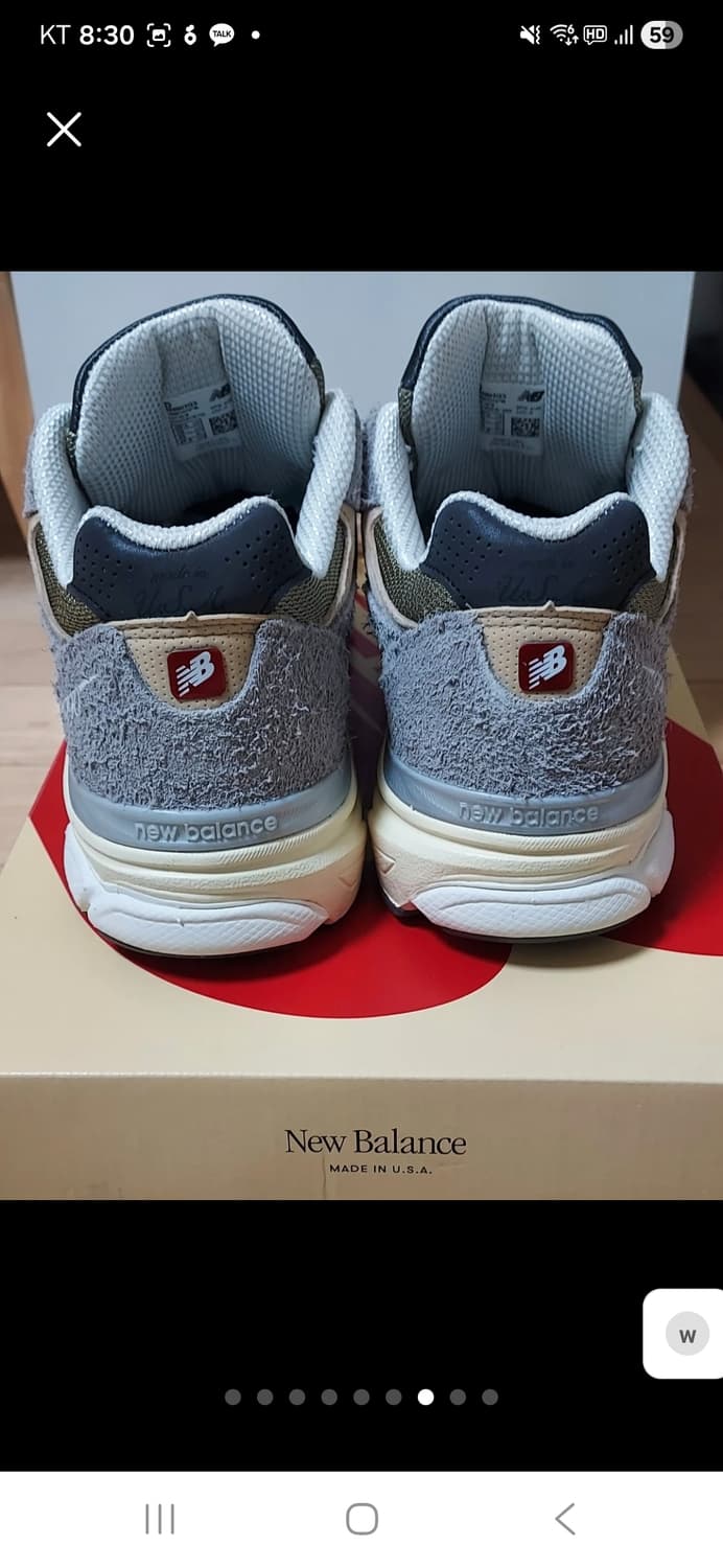 (275)뉴발란스 990v3 마블헤드 인센스 그레이  상품이미지4