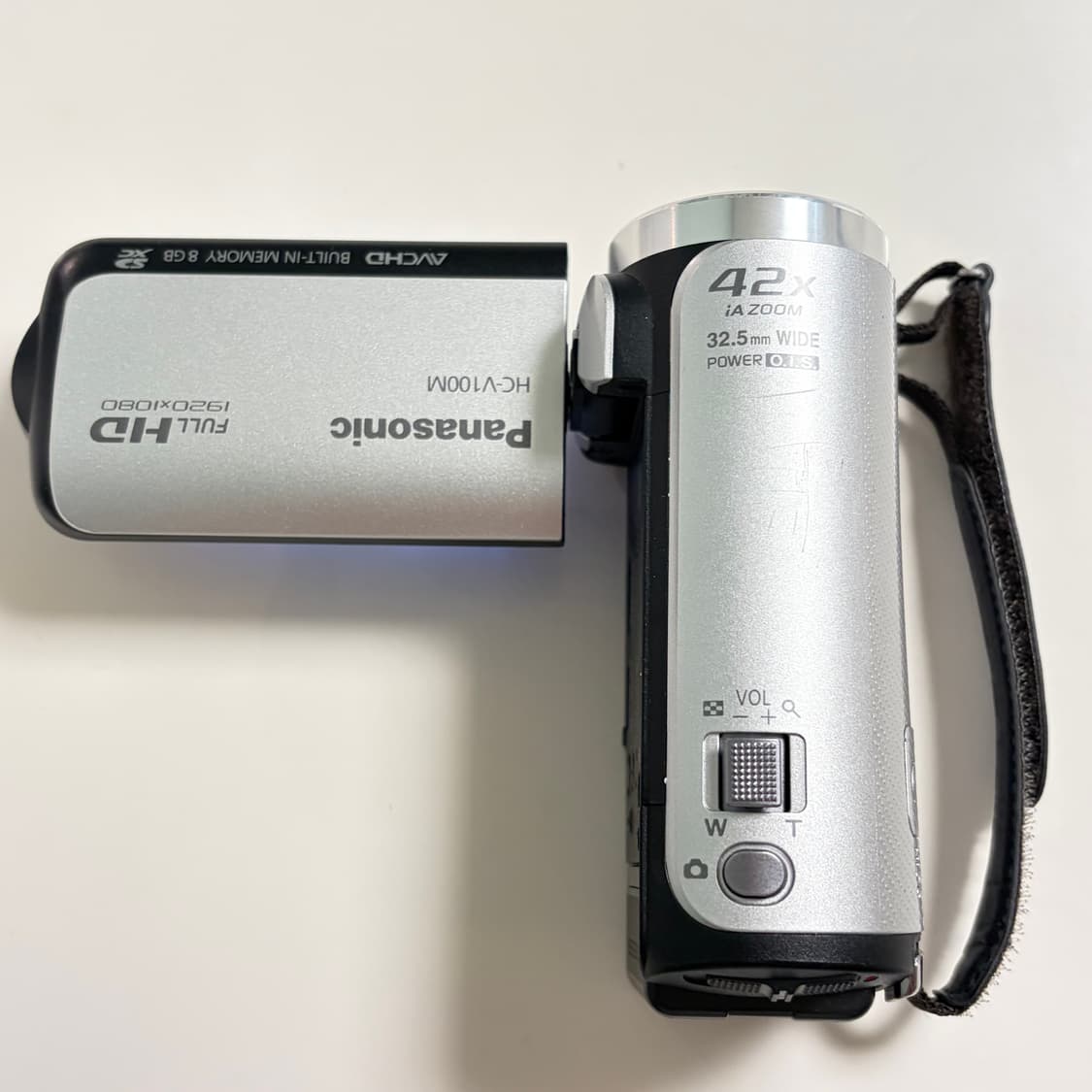 a급) 파나소닉 hc-V100m 실버 빈티지 캠코더 상품이미지4