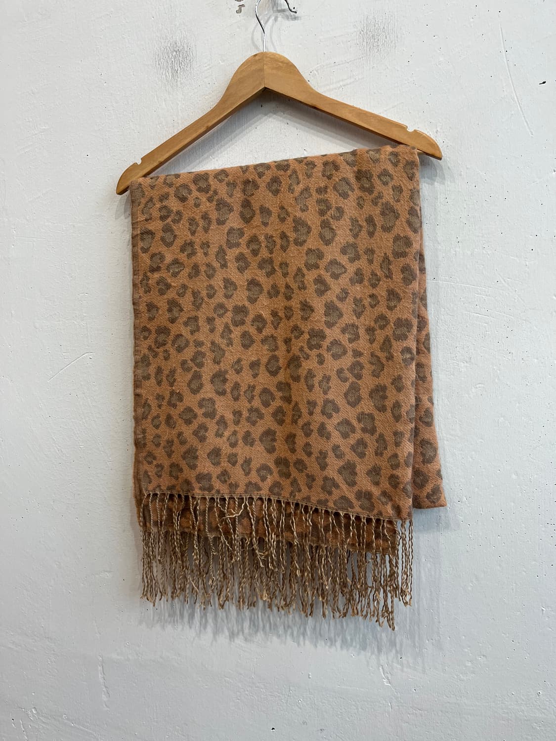 일본빈티지 레오파드 머플러/숄 상품이미지2