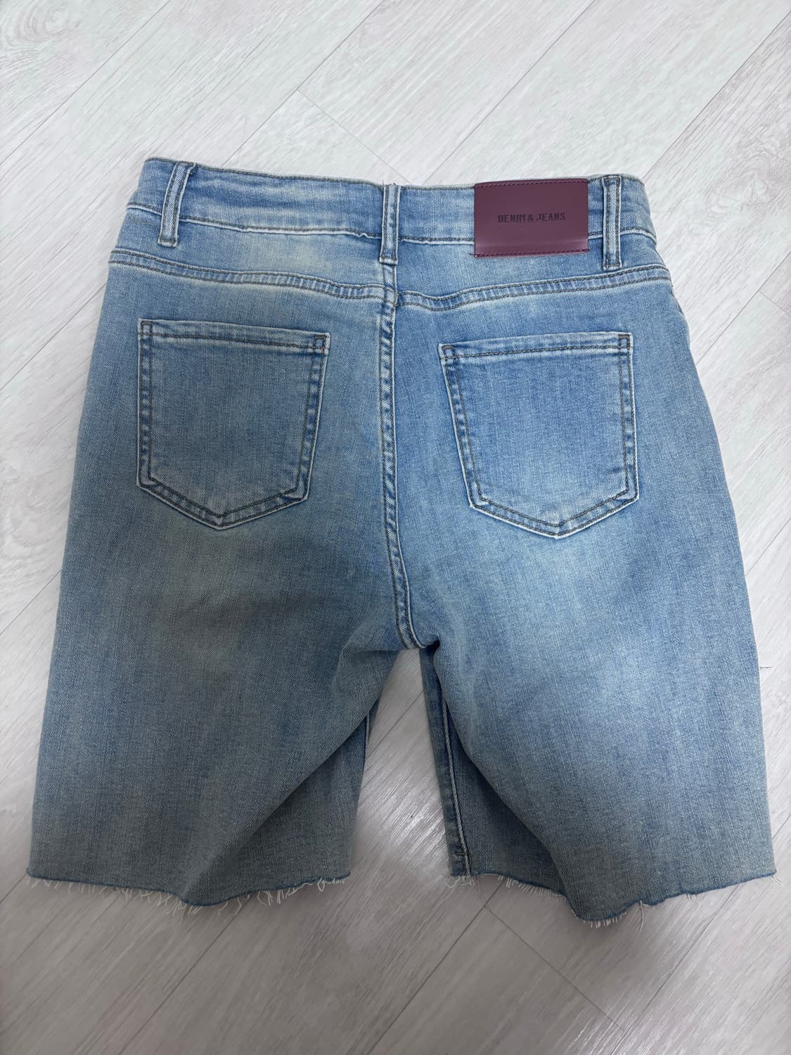 연청 데님 반바지 상품이미지2