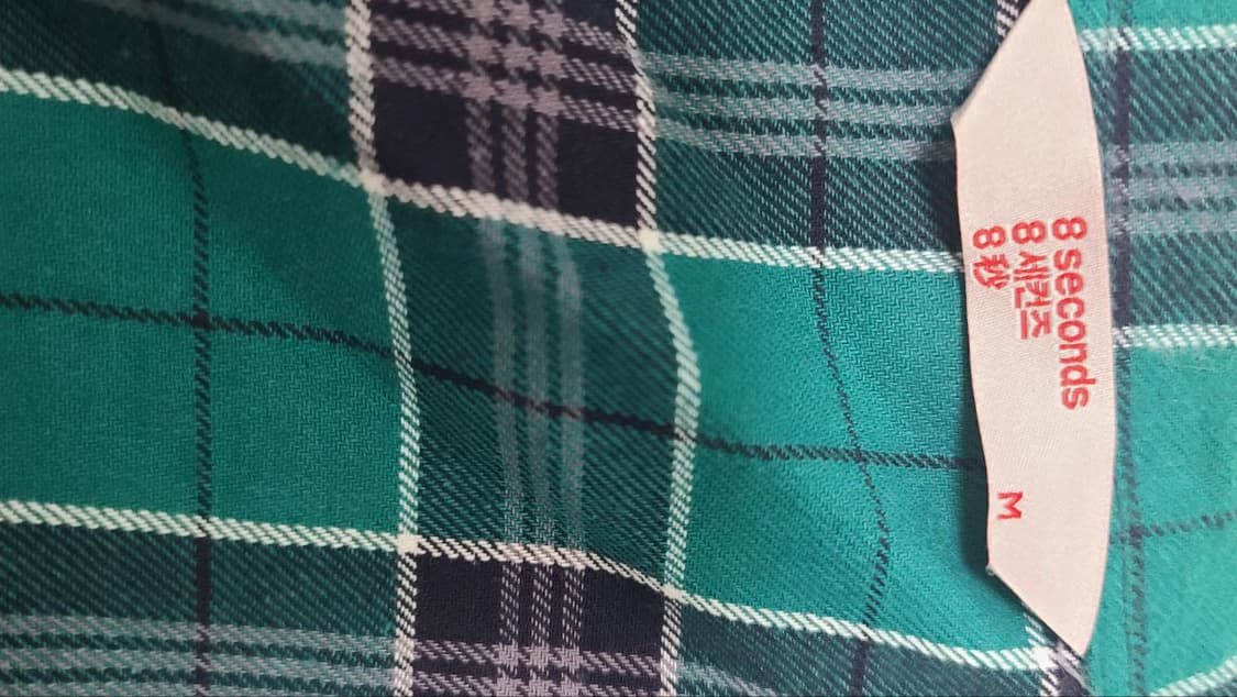 8 seconds 체크 셔츠 M 상품이미지4