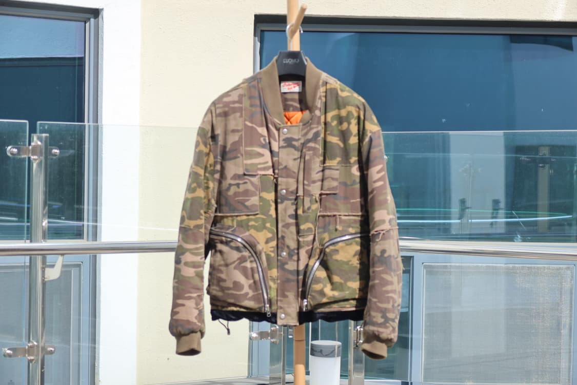 앤더슨 벨 카모 패치워크 퀄팅 봄버자켓 상품이미지1