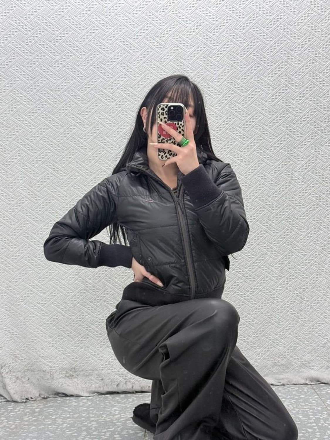 나이키 올드스쿨 모던락시크 슬림핏 숏 패딩 M C08496 상품이미지1