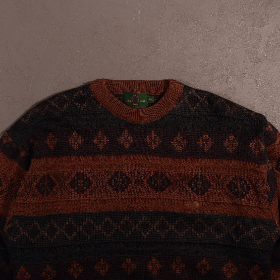 헌트 빈티지 패턴 스웨터 상품이미지2