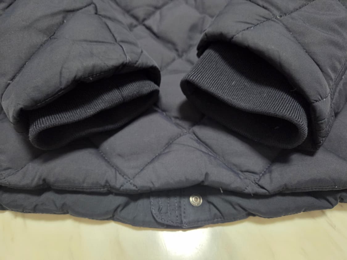 헤지스 스웨이드 배색 퀼팅 다운 자켓 상품이미지5