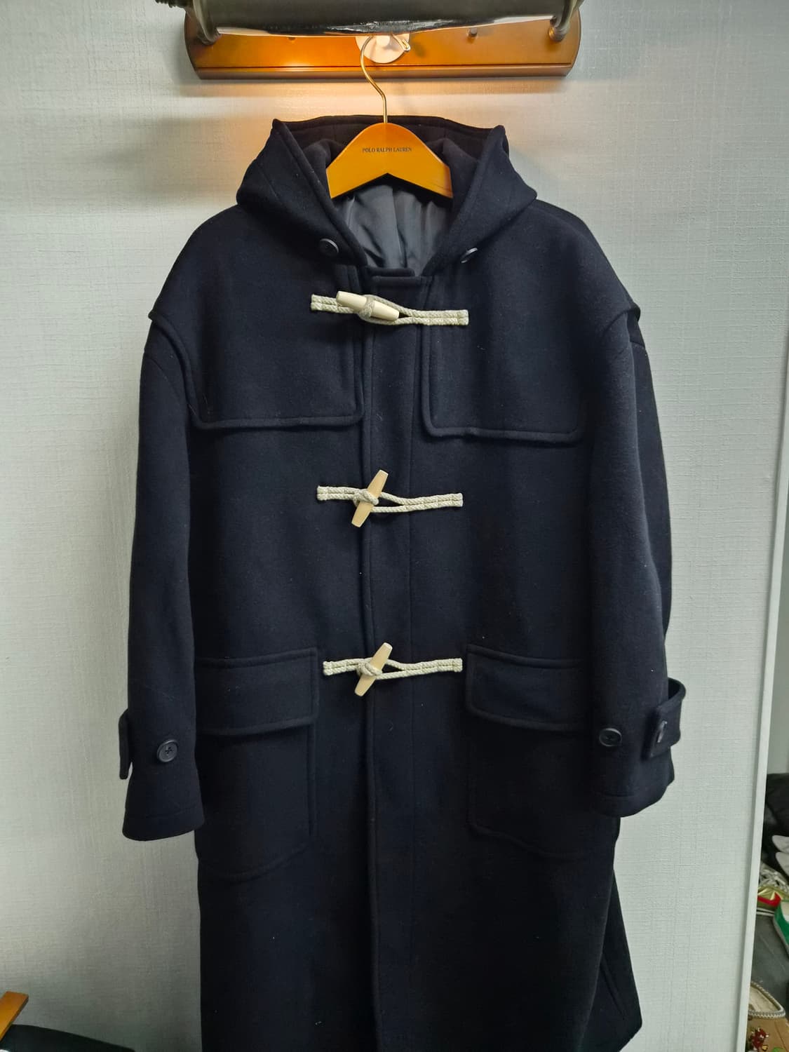 M/105) 무탠다드 울 블렌드 오버사이즈 더플 코트 팝니다 상품이미지1